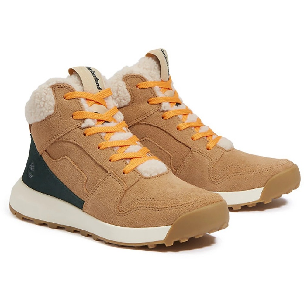 Timberland® (Women's‎ 8.5) Retro Swift™ Sherpa Suede Shoes in Khaki - $110
